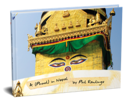 A {Phool} in Nepal, with a golden stupa on the front cover